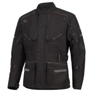 GIACCA MOTO MOORE MODELLO TRACK NERA E GRIGIA 3 ST