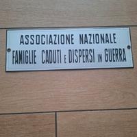 insegna smaltata 30 x 10 cm