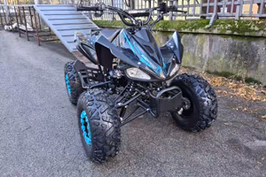 QUAD 125cc Ruote 8 BLACK/ BLUE RACING