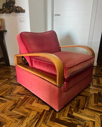 poltrona letto d'epoca Art Déco / Vintage