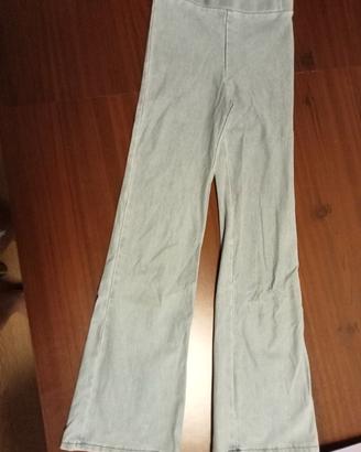 leggins chiari a zampa 