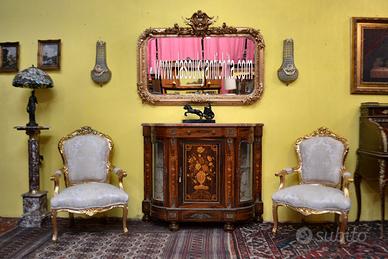 Credenza a mezza luna stile Napoleone III