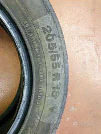 2 GOMME USATE CONTINENTAL 205/55 R16 91V