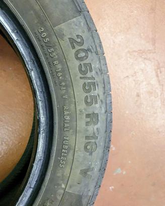 2 GOMME USATE CONTINENTAL 205/55 R16 91V