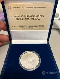 Lotto monete argento