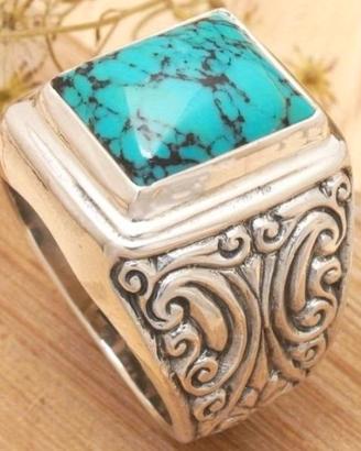 Anello etnico balinese in argento sterling 925