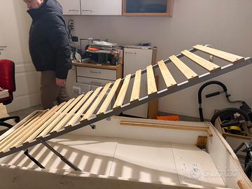 Letto con contenitore 1 piazza