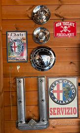 Coperchio Punterie e materiale Alfa Romeo d’epoca