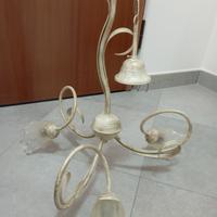 Lampadario shabby chic