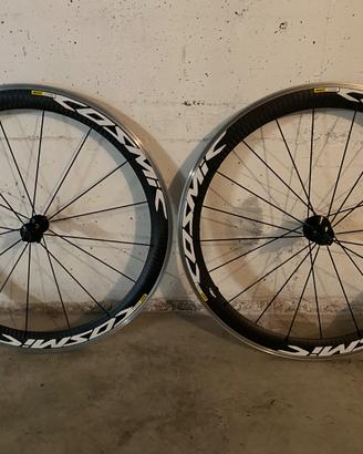 Cerchi ruote Cosmic Mavic carbonio 50mm  bdc bici