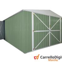 Box auto in Acciaio lamiera 360x514 verde scuro