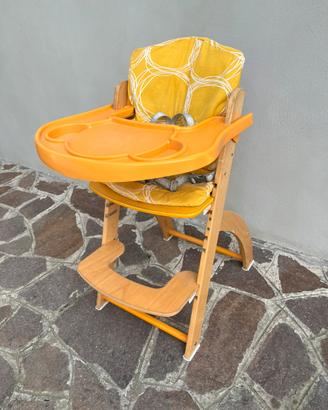 Seggiolone legno evolutivo
