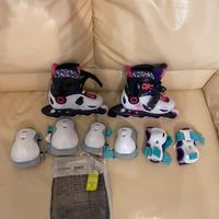 Pattini in linea e protezioni bambino/a