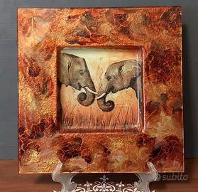 svuotatasche in vetro decorato