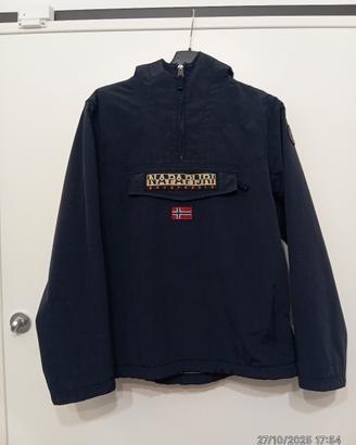 Giacca Napapijri blu con cappuccio 14 anni 