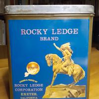 Scatola di latta vintage californiana porta arance