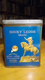 Scatola di latta vintage californiana porta arance