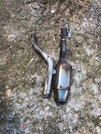 Scarico cbr 1000 del 2005