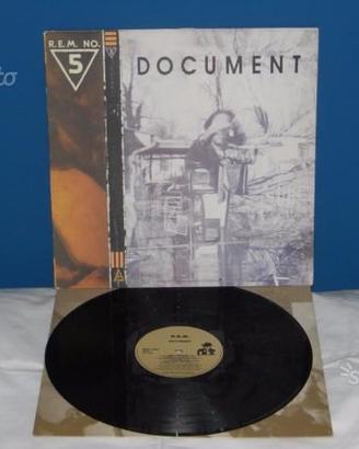R.E.M. DOCUMENT (no. 5) LP Vinile 1987 UK