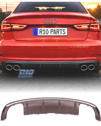 DIFFUSORE AUDI A3 8V SEDAN S LINE 13-16 LOOK S3