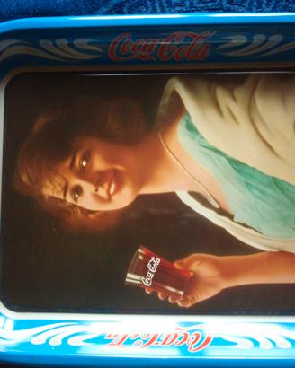 COCA-COLA Ann. 100 anni Vassoio+6 Sottobicchieri