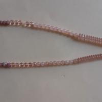 collana quarzo rosa e murano
