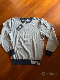 Maglioncino north sails righe blu e bianche