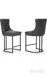 Set 2 sgabelli da bar nuovi imballati