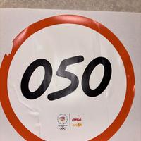 Raro Adesivo - viaggio della Fiamma Milano Cortina