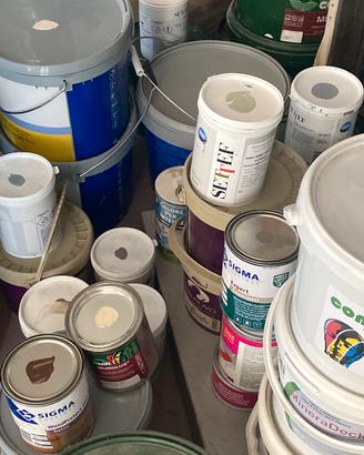 Vernici professionali assortite