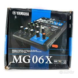 Mixer Yamaha MG06X 6 canali