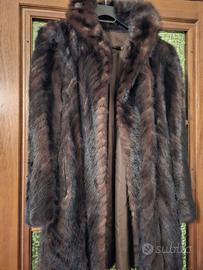 pelliccia in coda di visione vintage 90 tg.44