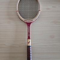 racchetta in legno vintage 