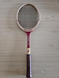 racchetta in legno vintage 