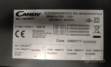 Piano cottura induzione Candy 59 cm