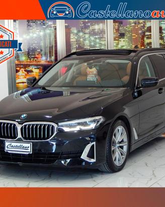 BMW 520 d Touring Luxury Aut TETTO-NAVI-PELLE-LED