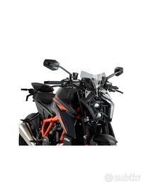 cupolino puig ktm 1390 super duke fume' chiaro