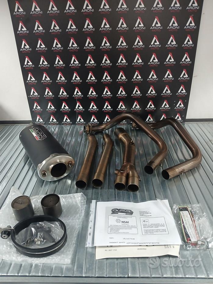Scarico omologato con raccordo GPR Scrambler 800 2015/16 Furore Nero D