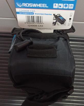 PORTA PALMARE CELLULARE CON CAVO IMPERMEABILE BICI