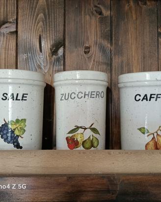 barattoli sale zucchero caffè 