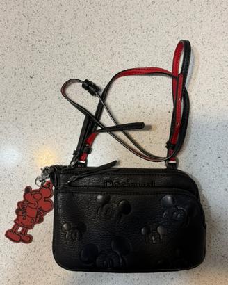 Borsa tracolla Desigual x Disney Topolino nera