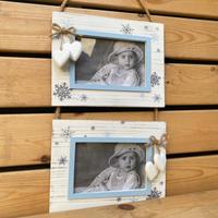 Portafoto doppio shabby chic