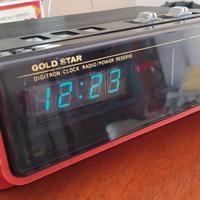 CLOCK RADIO GOLD STAR  MOD-RKD115 ANNI 70