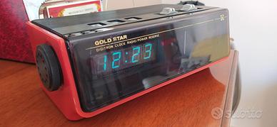 CLOCK RADIO GOLD STAR  MOD-RKD115 ANNI 70