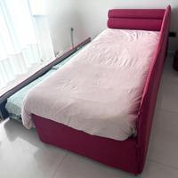 Letto singolo con secondo letto estraibile