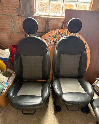 Sedili fiat 500    Pelle/tessuto