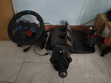 LOGITECH G29 VOLANTE PEDALI CAMBIO FRENO A MANO