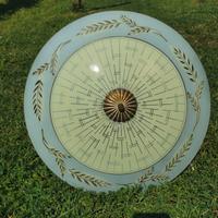 lampadario anni 50 vetro 