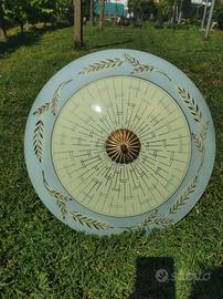 lampadario anni 50 vetro 