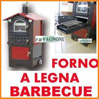 Forno a legna da esterno +barbecue